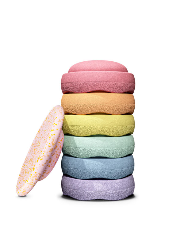 Stapelstein-Spring-Special-Rainbow-Set-pastel_weiss-Stein_weg